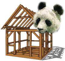 Pandabygg sin logo